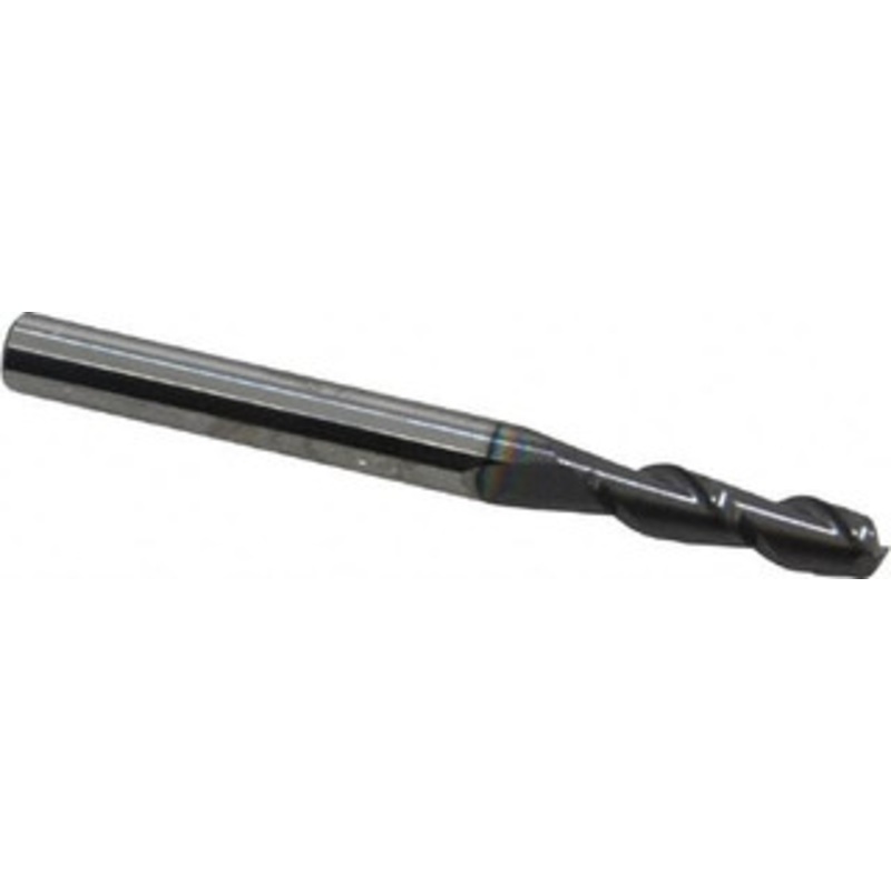 Accupro 11/64, 5/8 LOC, 3/16 Shank Diam, 2 OAL, 2 Flute, Solid Carbide Square End Mill Single End, AlTiN Finish, Spiral Flute, 40 Helix, Centercutting, Right Hand Cut, Right Hand Flute 12181286 – 81992497