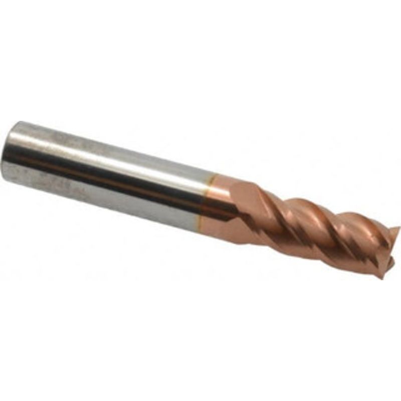 Accupro 11mm, 25mm LOC, 12mm Shank Diam, 76mm OAL, 4 Flute, Solid Carbide Square End Mill Single End, TiCN Finish, Spiral Flute, 40 Helix, Centercutting, Right Hand Cut, Right Hand Flute 12182571 – 01217108