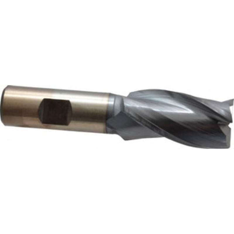 Cleveland 1, 1-7/8 LOC, 3/4 Shank Diam, 4-1/8 OAL, 3 Flute, High Speed Steel Square End Mill Single End, TiCN Finish, Spiral Flute, 30 Helix, Centercutting, Right Hand Cut, Right Hand Flute, Series HG-3 C39721 – 87411310
