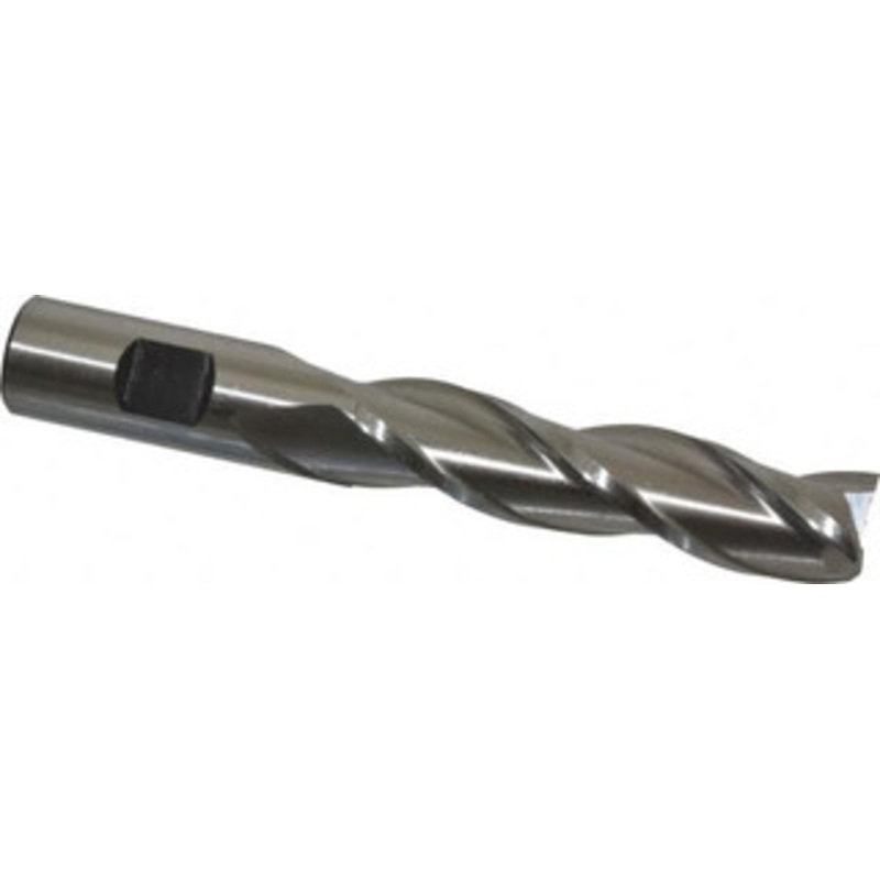 Cleveland 3/4, 3 LOC, 3/4 Shank Diam, 5-1/4 OAL, 3 Flute, High Speed Steel Square End Mill Single End, Uncoated, Spiral Flute, 30 Helix, Centercutting, Right Hand Cut, Right Hand Flute, Series HG-3 C39743 – 87412714