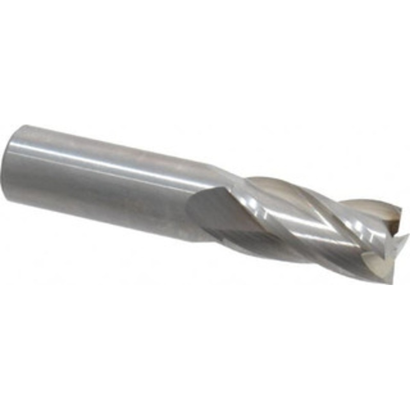 Hertel 1/2, 1 LOC, 1/2 Shank Diam, 2-1/2 OAL, 4 Flute, Solid Carbide Square End Mill Single End, Uncoated, Spiral Flute, 30 Helix, Centercutting, Right Hand Cut, Right Hand Flute 750210 – 88246160