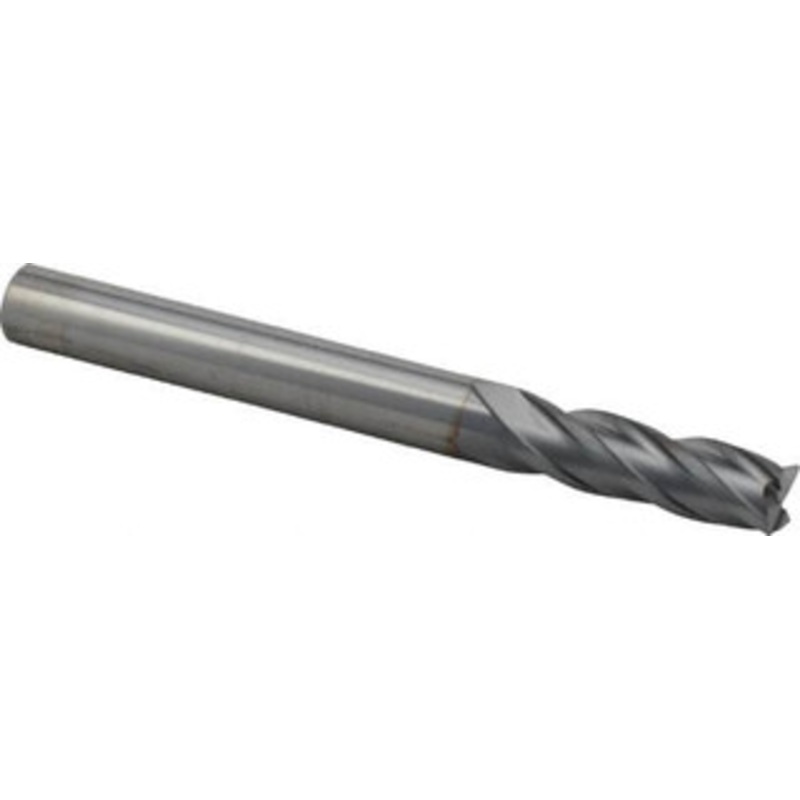 Iscar 1/4, 3/4 LOC, 1/4 Shank Diam, 2-1/2 OAL, 4 Flute, Solid Carbide Square End Mill Single End, TiCN Finish, Spiral Flute, 30 Helix, Centercutting, Right Hand Cut, Right Hand Flute 5620271 – 52706199