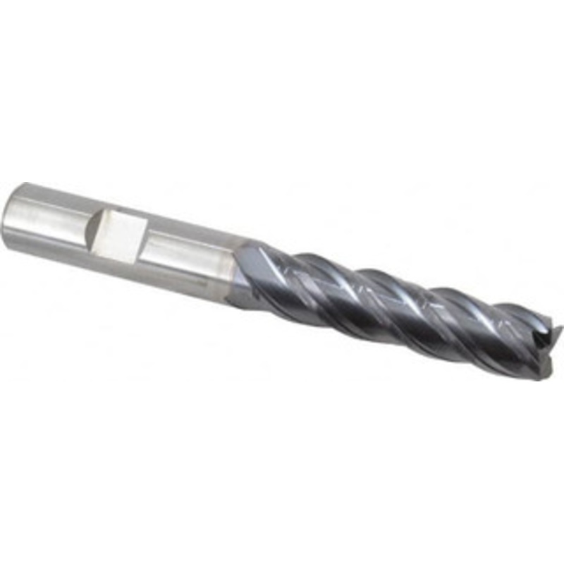 Kennametal 1/2, 2 LOC, 1/2 Shank Diam, 4 OAL, 4 Flute, Solid Carbide Square End Mill Single End, AlTiN Finish, Spiral Flute, 38 Helix, Centercutting, Right Hand Cut, Right Hand Flute, Series HPHV 4071927 – 44194082