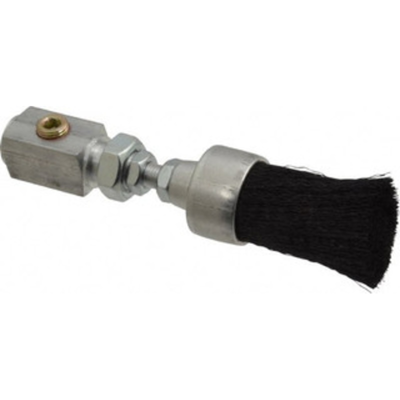 LDI Industries 1 Width/Diam, PTF Thread Oil Reservoir Lubrication Brushes 1-5/8 Bristle Length, 250F, 3-5/8 Length Under Mounting Thread, Straight Shank SB103-2 – 03241437