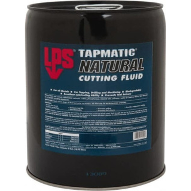 LPS Labs Tapmatic Natural 5 Gal Pail Cutting & Tapping Fluid Straight Oil, For Use on Ferrous Metals & Nonferrous Metals 44240 – 00262782