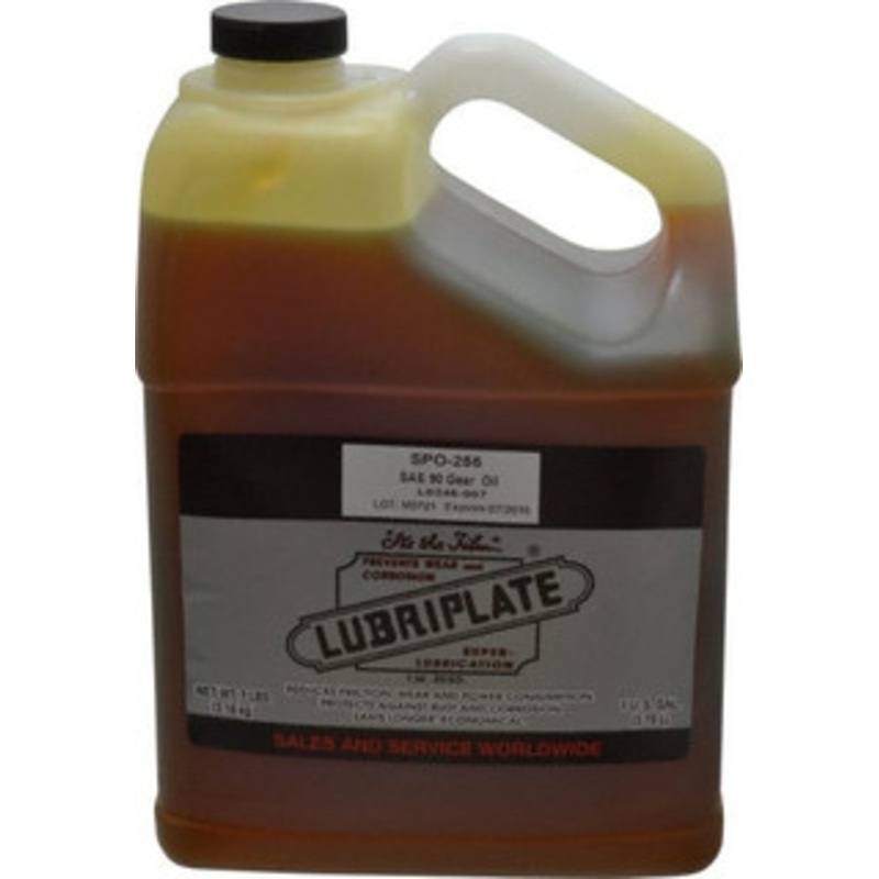 Lubriplate 1 Gal Bottle, Mineral Gear Oil 1044 SUS Viscosity at 100F, 95 SUS Viscosity at 210F, ISO 220 L0245-007 – 00424705