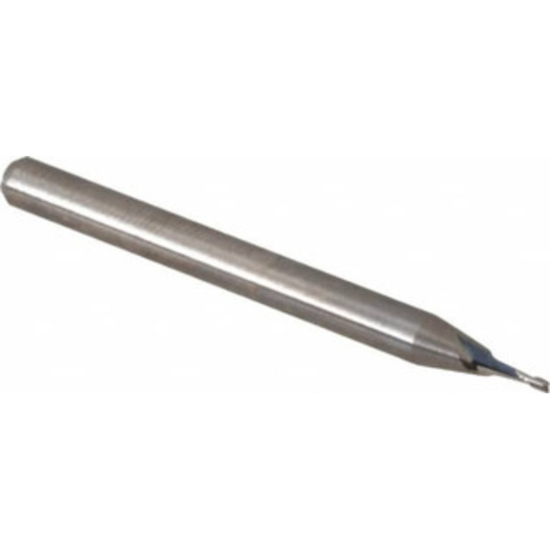 M.A. Ford 0.028, 0.084 LOC, 1/8 Shank Diam, 1-1/2 OAL, 2 Flute, Solid Carbide Square End Mill Single End, Uncoated, Spiral Flute, 30 Helix, Centercutting, Right Hand Cut, Right Hand Flute, Series 121 12102800 – 76569870
