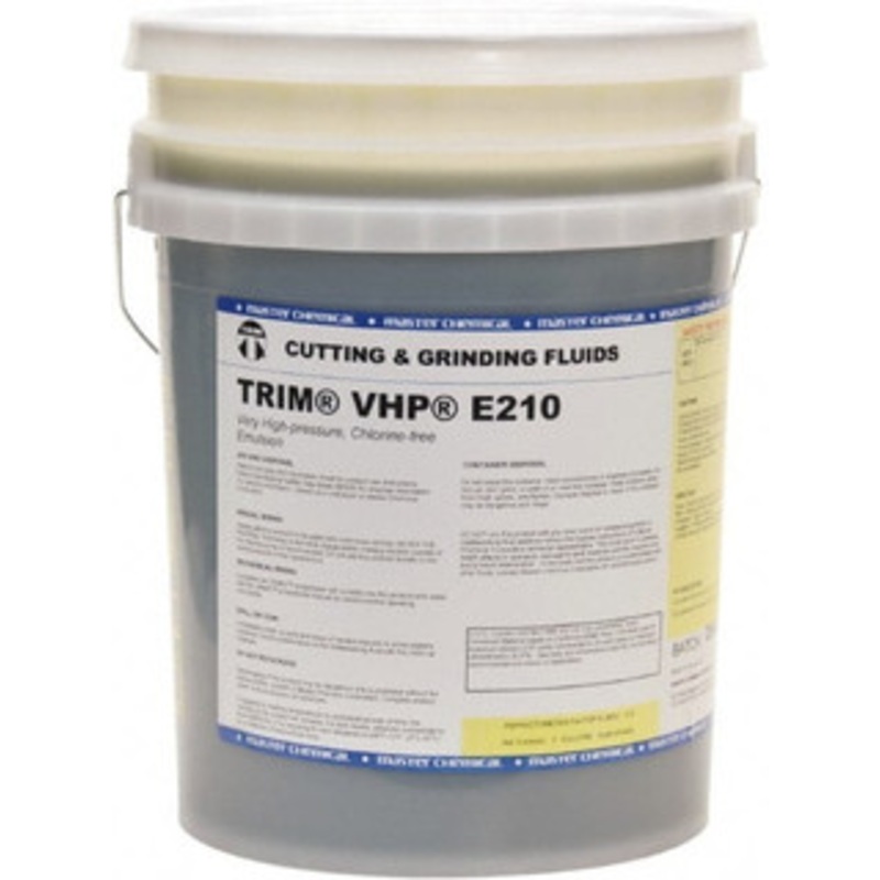 Master Fluid Solutions TRIM VHP E210 5 Gal Pail Cutting & Grinding Fluid Water Soluble, For Use on Stainless Steel & Steel VHPE210/5 – 61041513