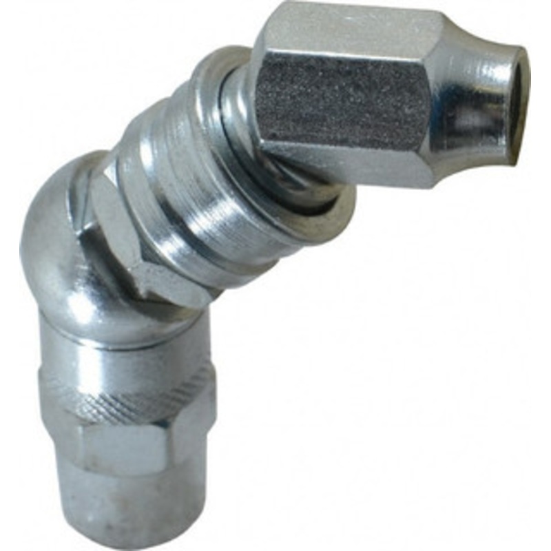 PROLUBE 7,000 Operating psi, 3-1/2 Long, 1/8 Thread, Zinc Plated Grease Gun Coupler NPT Thread HC/SW/3/N* – 78815875