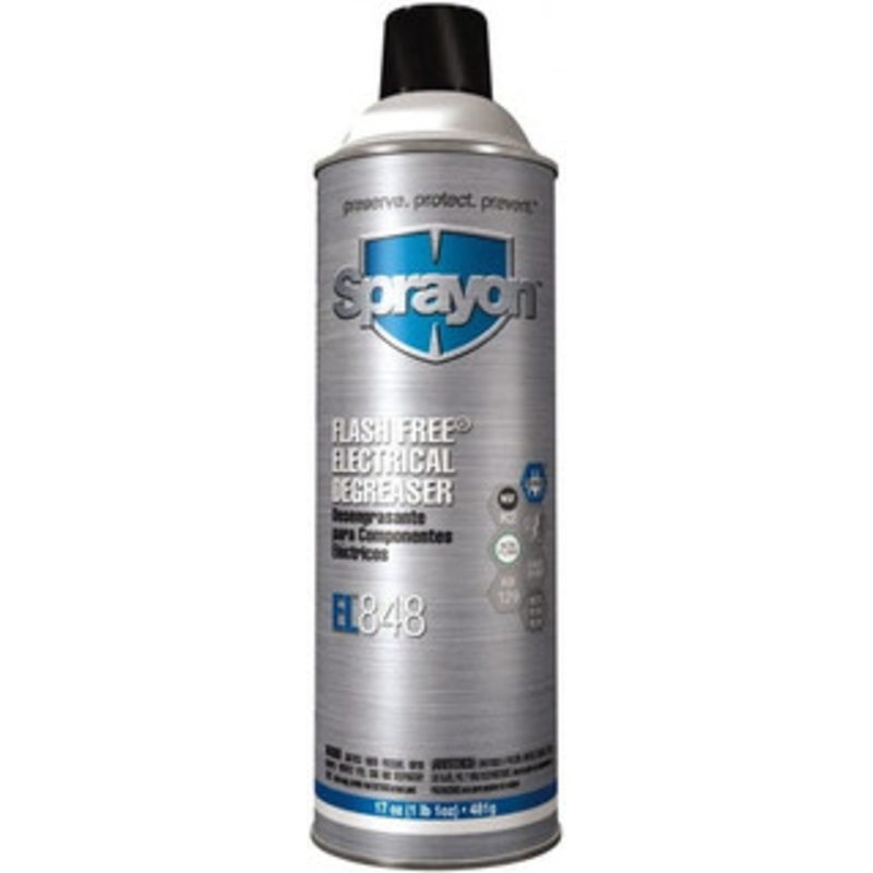 Sprayon 17 Ounce Aerosol Electrical Grade Cleaner/Degreaser 37,000 Volt Dielectric Strength, Nonflammable, Food Grade, Plastic Safe SC0848T00 – 00095588