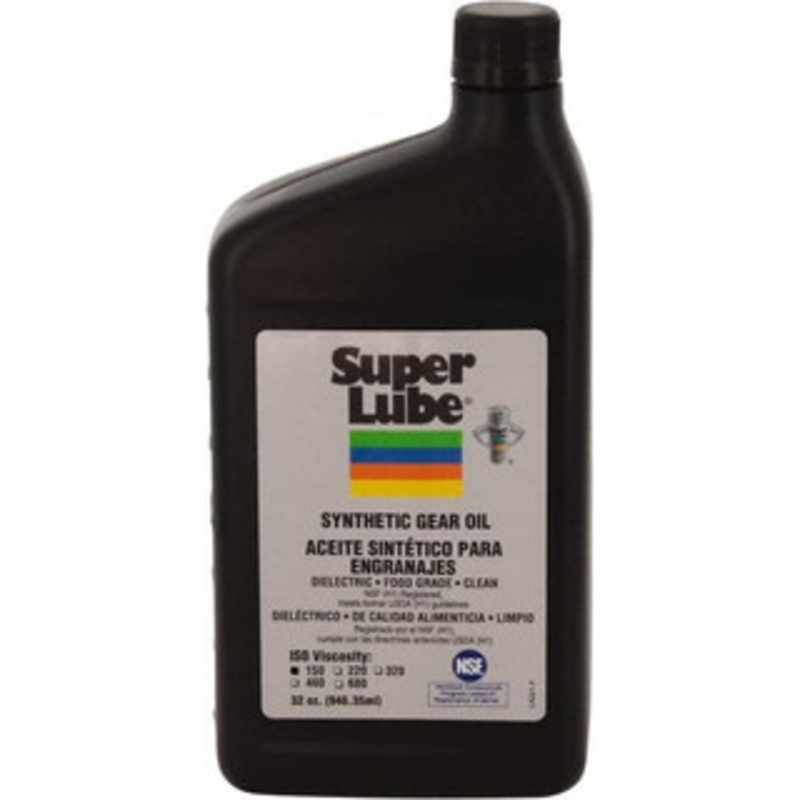 Synco Chemical Super Lube 0.25 Gal Bottle, Synthetic Gear Oil -45F to 450F, ISO 150 54100 – 05887252