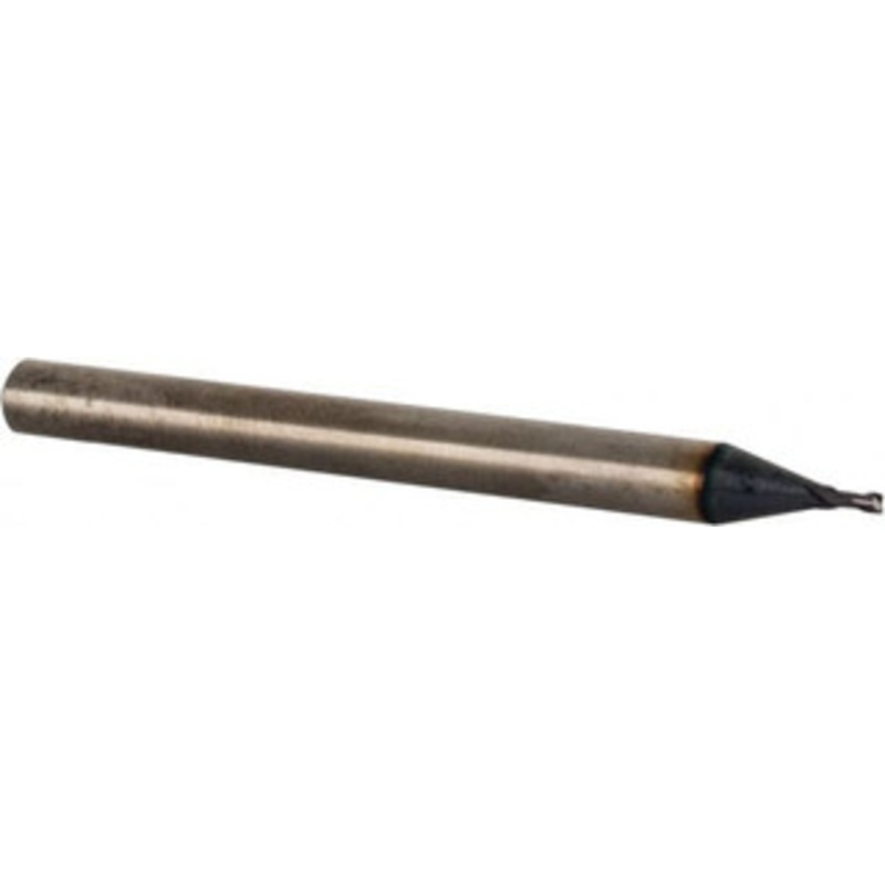 Accupro 0.031, 0.055 LOC, 1/8 Shank Diam, 1-1/2 OAL, 2 Flute, Solid Carbide Square End Mill Single End, TiAlN Finish, Spiral Flute, 30 Helix, Centercutting, Right Hand Cut, Right Hand Flute EM95993101 – 87635702