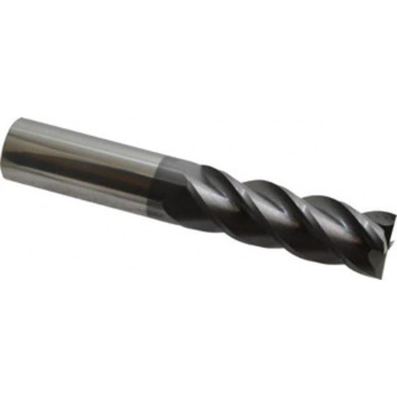 Accupro 1, 3 LOC, 1 Shank Diam, 6 OAL, 4 Flute, Solid Carbide Square End Mill Single End, AlTiN Finish, Spiral Flute, 40 Helix, Centercutting, Right Hand Cut, Right Hand Flute 12183177 – 01983014