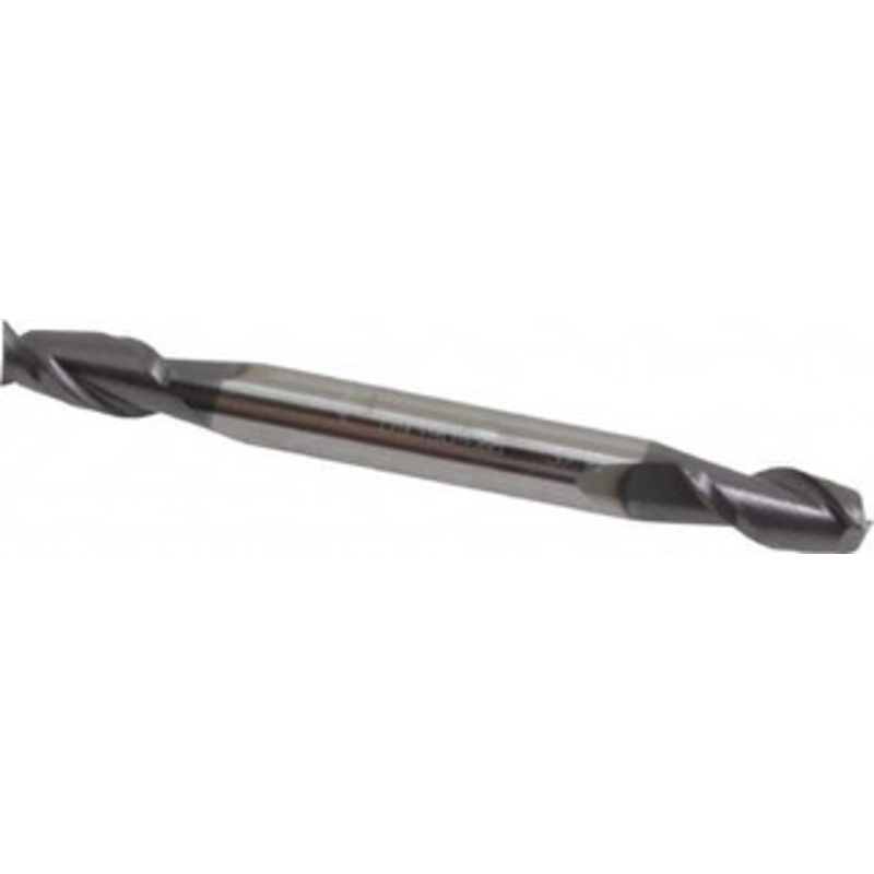 Accupro 3/16, 3/8 LOC, 3/16 Shank Diam, 2 OAL, 2 Flute, Solid Carbide Square End Mill Double End, AlTiN Finish, Spiral Flute, 40 Helix, Centercutting, Right Hand Cut, Right Hand Flute 12185082 – 09390428