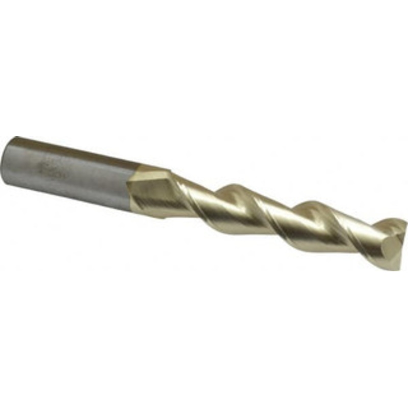 Accupro 3/4, 3-1/2 LOC, 3/4 Shank Diam, 6 OAL, 2 Flute, Solid Carbide Square End Mill Single End, ZrN Finish, Spiral Flute, 45 Helix, Centercutting, Right Hand Cut, Right Hand Flute 25075056C5 – 80170327
