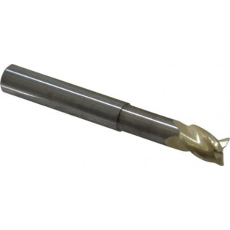 Accupro 5/16, 7/16 LOC, 5/16 Shank Diam, 2-1/2 OAL, 3 Flute, Solid Carbide Square End Mill Single End, ZrN Finish, Spiral Flute, 37 Helix, Centercutting, Right Hand Cut, Right Hand Flute 35031207N18C5 – 78088309