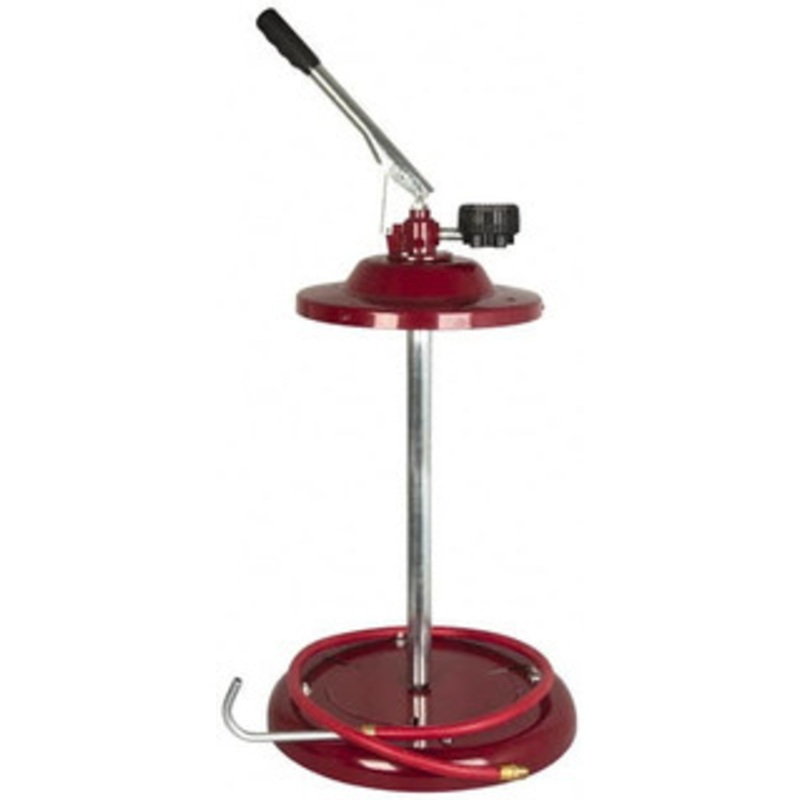 Alemite Oil Lubrication 0.38 Strokes/oz Flow Steel, Aluminum & Stainless Steel Lever Hand Pump For 120 Lb & 16 Gal Container 8570-5 – 03244225