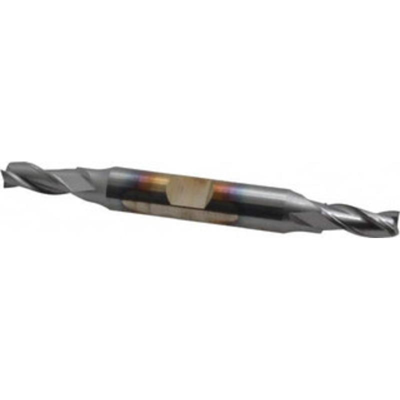 Cleveland 1/4, 5/8 LOC, 3/8 Shank Diam, 3-3/8 OAL, 3 Flute, High Speed Steel Square End Mill Double End, TiCN Finish, Spiral Flute, 30 Helix, Centercutting, Right Hand Cut, Right Hand Flute, Series HD-3 C39621 – 87414330