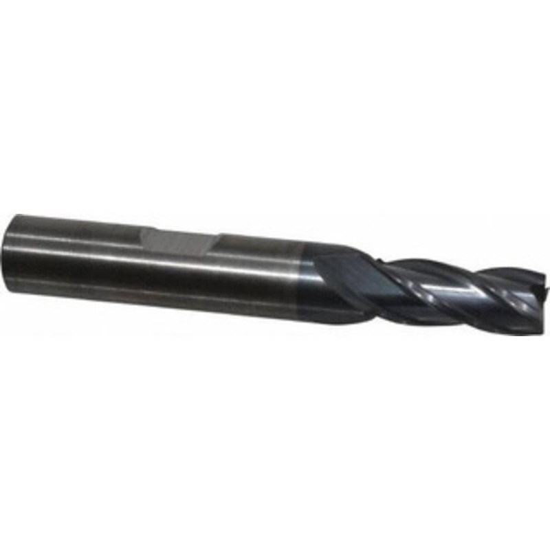 Cleveland 5/16, 3/4 LOC, 3/8 Shank Diam, 2-1/2 OAL, 4 Flute, Powdered Metal Square End Mill Single End, TiCN Finish, Spiral Flute, 37 Helix, Centercutting, Right Hand Cut, Right Hand Flute, Series PM-4 C31993 – 87434031