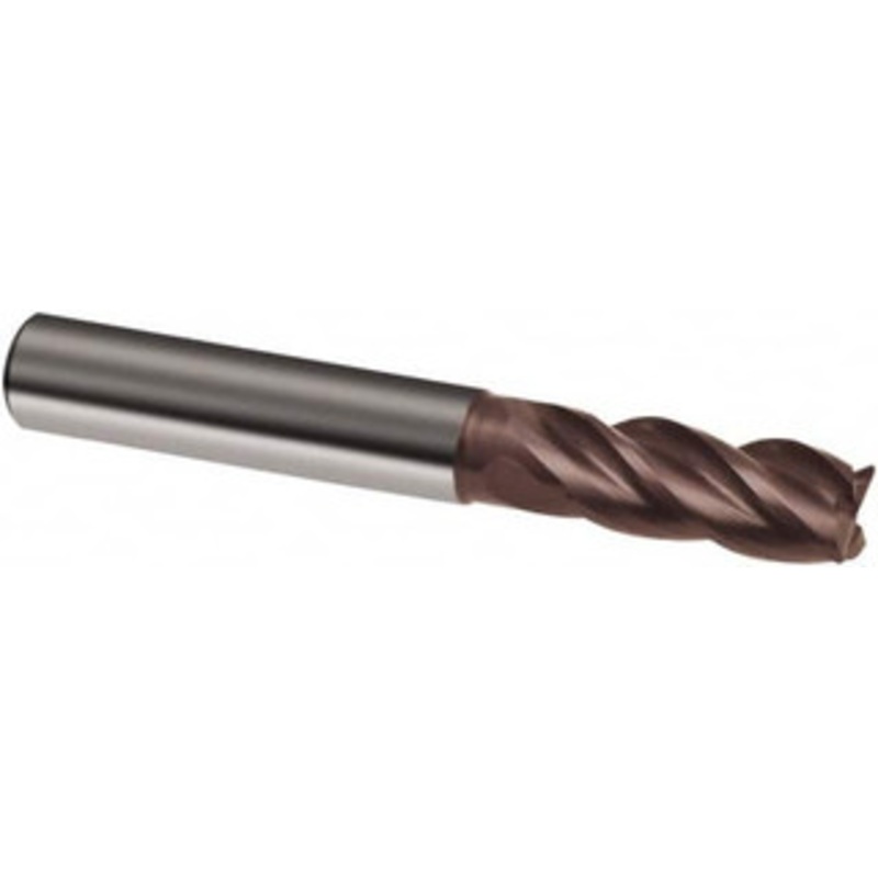 Guhring 1/8, 1/2 LOC, 1/8 Shank Diam, 2 OAL, 4 Flute, Solid Carbide Square End Mill Single End, Nano-A Finish, Spiral Flute, 45 Variable Helix, Centercutting, Right Hand Cut, Right Hand Flute, Series 3080 9030800031700 – 58538109