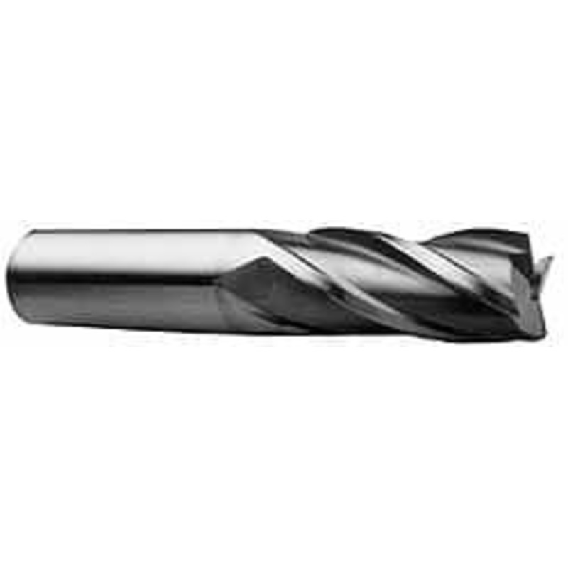 Hertel 1, 3 LOC, 1 Shank Diam, 5-1/2 OAL, 4 Flute, High Speed Steel Square End Mill Single End, Uncoated, Spiral Flute, 30 Helix, Centercutting, Right Hand Cut, Right Hand Flute GG039980 – 91199174