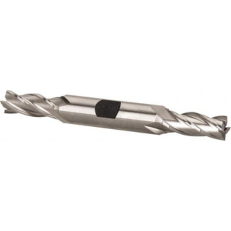 Hertel 13/32, 1 LOC, 1/2 Shank Diam, 4-1/8 OAL, 4 Flute, High Speed Steel Square End Mill Double End, Uncoated, Spiral Flute, 30 Helix, Right Hand Cut, Right Hand Flute E1051026 – 41117573