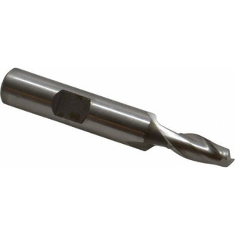 Hertel 6.5mm, 9/16 LOC, 3/8 Shank Diam, 2-3/8 OAL, 2 Flute, Cobalt Square End Mill Single End, Uncoated, Centercutting, Right Hand Cut 10819 – 59912618