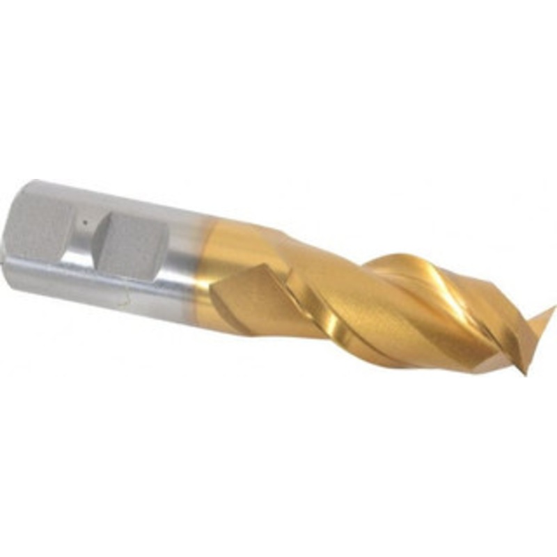 Hertel 7/8, 1-7/8 LOC, 7/8 Shank Diam, 4-1/8 OAL, 2 Flute, High Speed Steel Square End Mill Single End, TiN Finish, Spiral Flute, 42 Helix, Centercutting, Right Hand Cut, Right Hand Flute GH070056 – 84509520