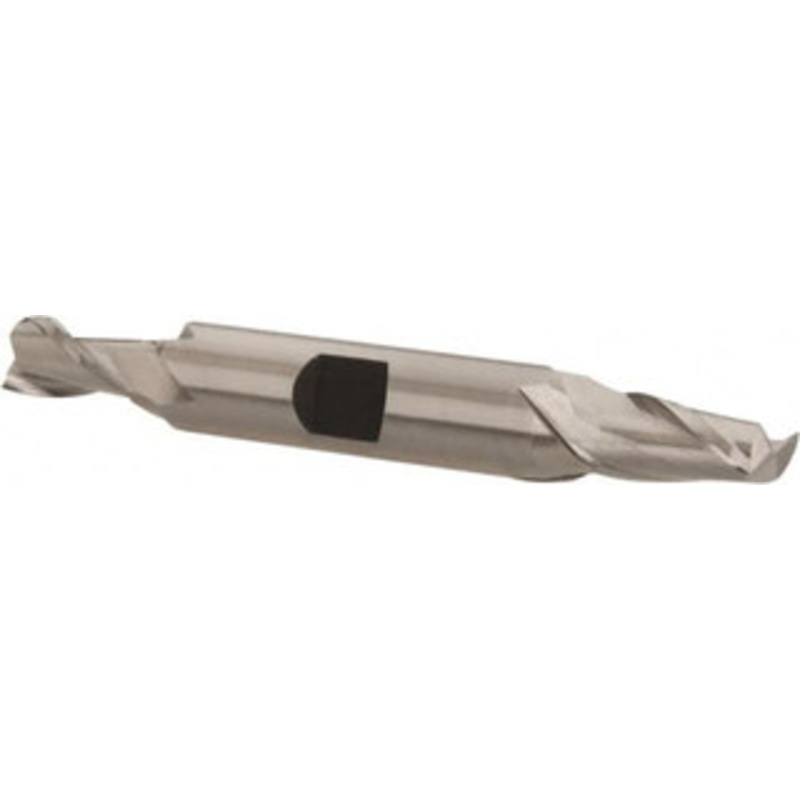 Hertel 9/32, 9/16 LOC, 3/8 Shank Diam, 3-1/8 OAL, 2 Flute, Cobalt Square End Mill Double End, Uncoated, Spiral Flute, 30 Helix, Centercutting, Right Hand Cut, Right Hand Flute E2050018 – 91193912
