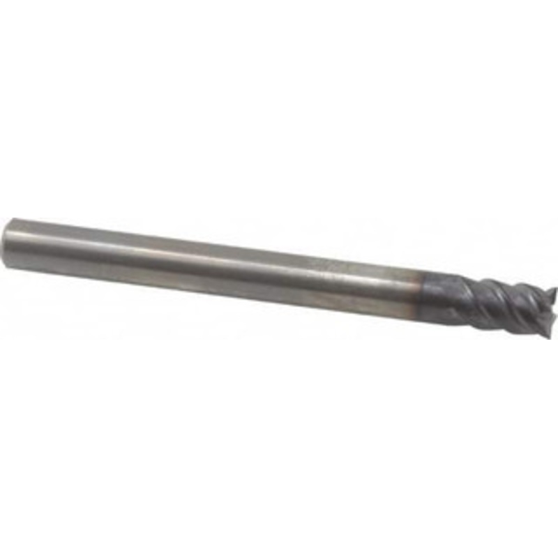 Kennametal 3/8, 9/16 LOC, 3/8 Shank Diam, 4 OAL, 4 Flute, Solid Carbide Square End Mill Single End, AlTiN Finish, Spiral Flute, 50 Helix, Centercutting, Right Hand Cut, Right Hand Flute, Series HPRDM 1925153 – 81224685