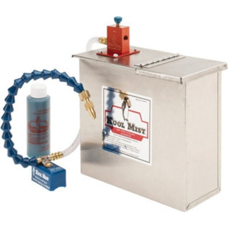 Kool Mist 1 Outlet, 1 Gal Tank Capacity, Stainless Steel Tank Mist Coolant System 4 ft. Coolant Line Length, 12 Hose Length, 5/16 Nozzle Diam 100NF12 – 09421009