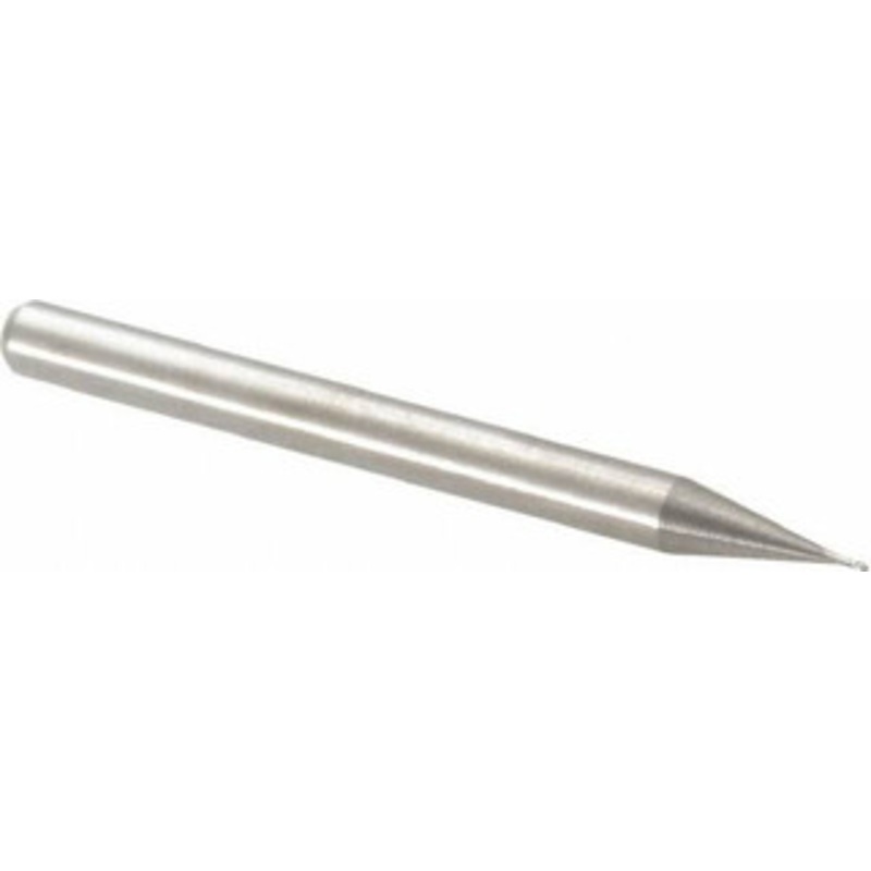 M.A. Ford 1/64, 1/32 LOC, 1/8 Shank Diam, 1-1/2 OAL, 3 Flute, Solid Carbide Square End Mill Single End, Uncoated, Spiral Flute, 30 Helix, Centercutting, Right Hand Cut, Right Hand Flute, Series 116 11601560 – 01673748