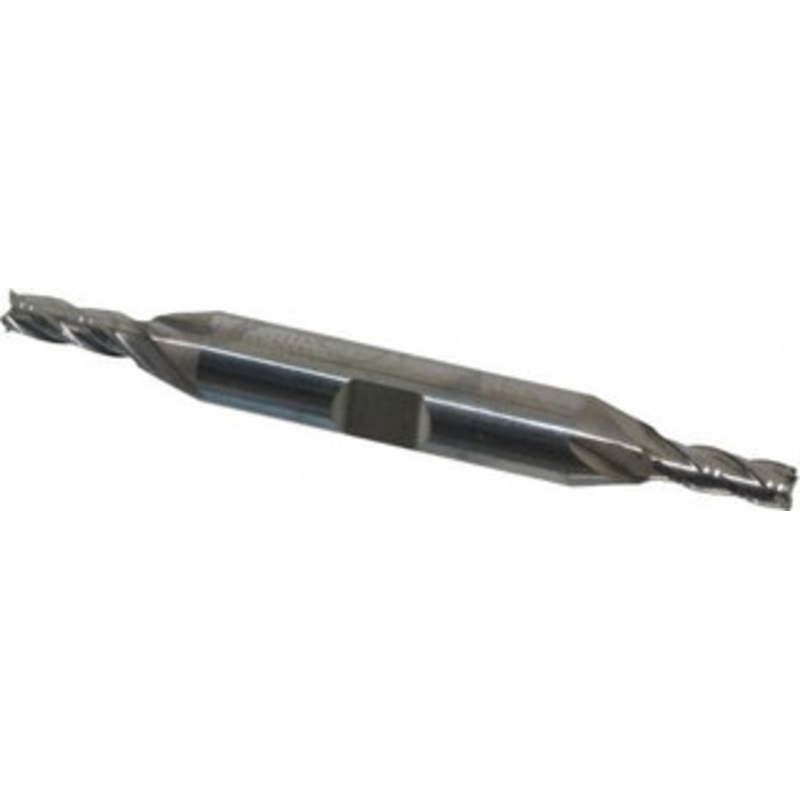 Niagara Cutter 3/16, 1/2 LOC, 3/8 Shank Diam, 3-1/4 OAL, 4 Flute, Solid Carbide Square End Mill Double End, Uncoated, Spiral Flute, 30 Helix, Centercutting, Right Hand Cut, Right Hand Flute, Series CD430 17005412 – 36702793