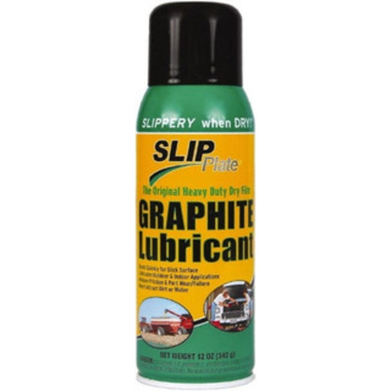 SLIP Plate 12 oz Aerosol Spray Lubricant Black, -75F to 450F 45531 – 35191030