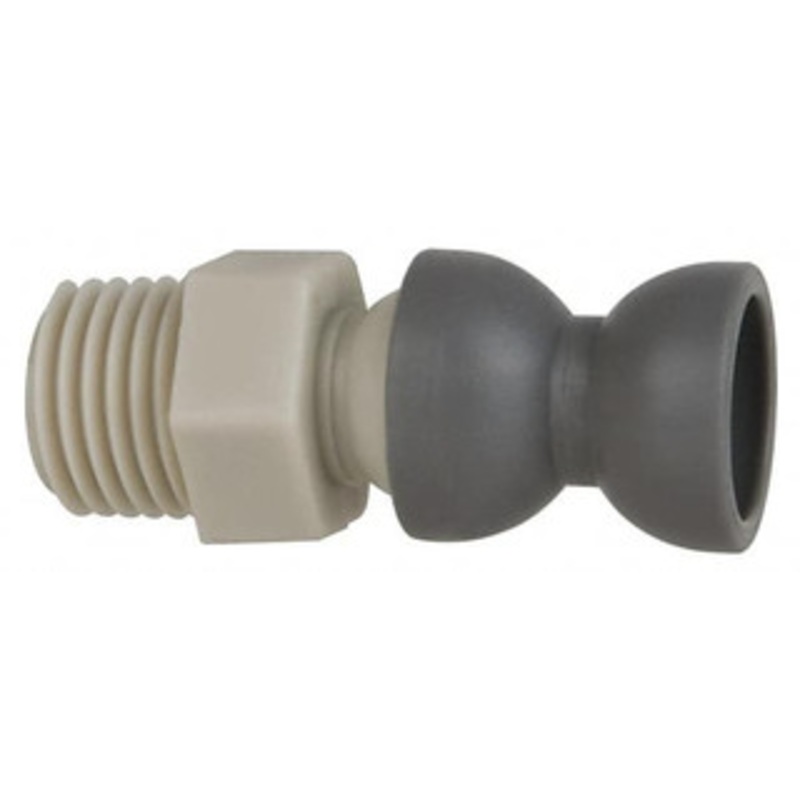 Cedarberg 2 Piece, 1/4 Hose ID, Female to Male Coolant Hose Pipe Thread Connector 1/4 NPT, For Snap-Loc Modular Hose Systems 8525-104A – 09778283