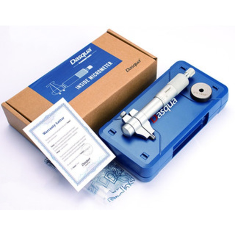 Dasqua Inside Micrometer With Ring Gage, 0.2-1.2 Range – 4912-5105
