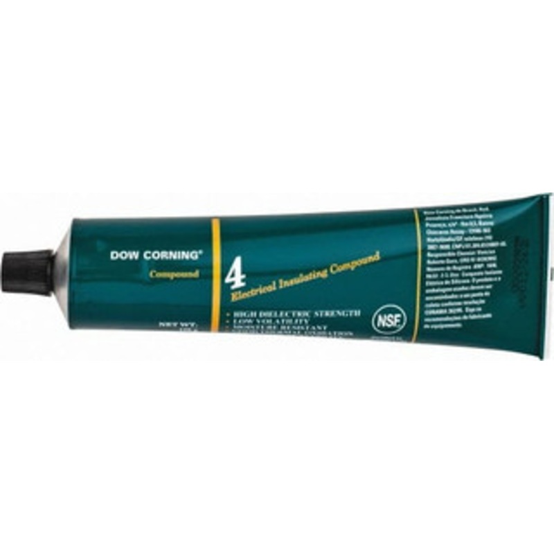 Dow Corning 5.3 Ounce Tube Electrical Insulating Compound 212F Flash Point, 450 V/mil Dielectric Strength, Flammable, Plastic Safe 4-1927574 – 31735491