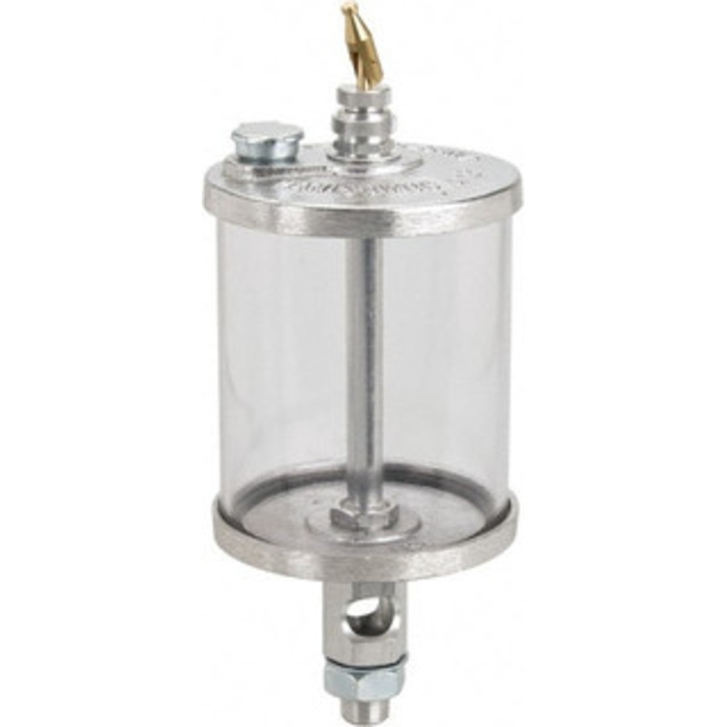 LDI Industries 1 Outlet, Polymer Bowl, 0.47 L Manual-Adjustable Oil Reservoir 5/8-18 UNF Outlet, 3-1/2 Diam x 8-15/16 High, 71.11C Max RDF109-08 – 03240249