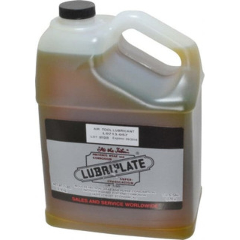 Lubriplate 1 Gal Bottle, ISO 32, Air Tool Oil 147 Viscosity (SUS) at 100F, 44 Viscosity (SUS) at 210F L0713-057 – 00424945