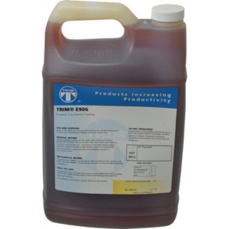 Master Fluid Solutions TRIM E906 1 Gal Bottle Cutting & Grinding Fluid Water Soluble, For Use on Ferrous Metals & Nonferrous Metals E906/1 – 40282287