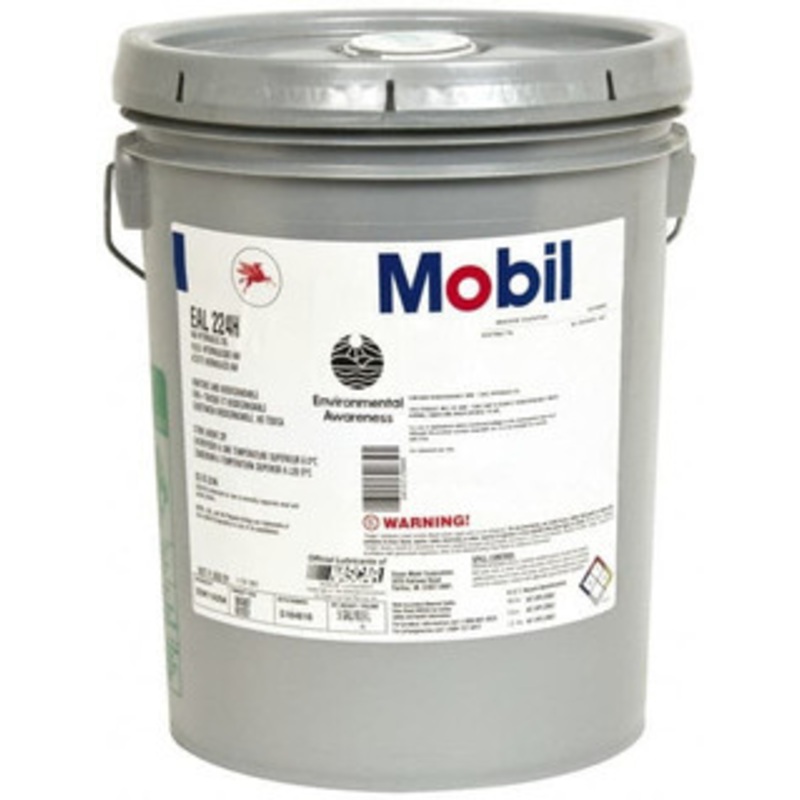 Mobil 5 Gal Pail Mineral Hydraulic Machine Oil ISO 32/46, SAE 20, 0 to 180F 102570 – 60002086
