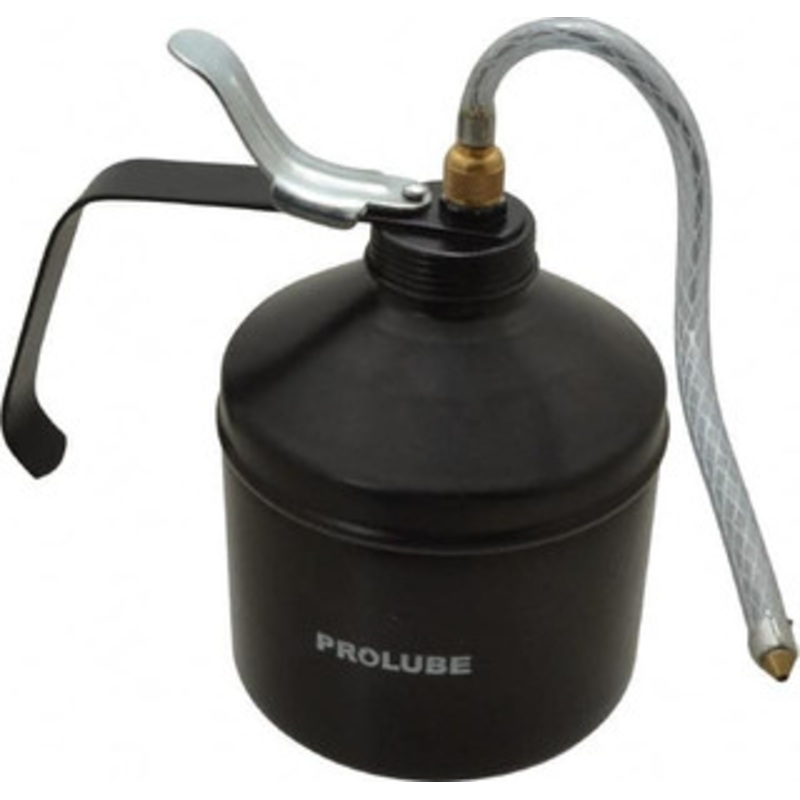 PROLUBE 1,000 mL Capcity, 9 Long Flexible Spout, Lever-Type Oiler Steel Pump, Steel Body, Powder Coated OC-2/F – 07273733