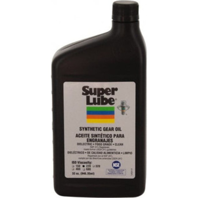 Synco Chemical Super Lube 0.25 Gal Bottle, Synthetic Gear Oil -45F to 450F, ISO 220 54200 – 05887294