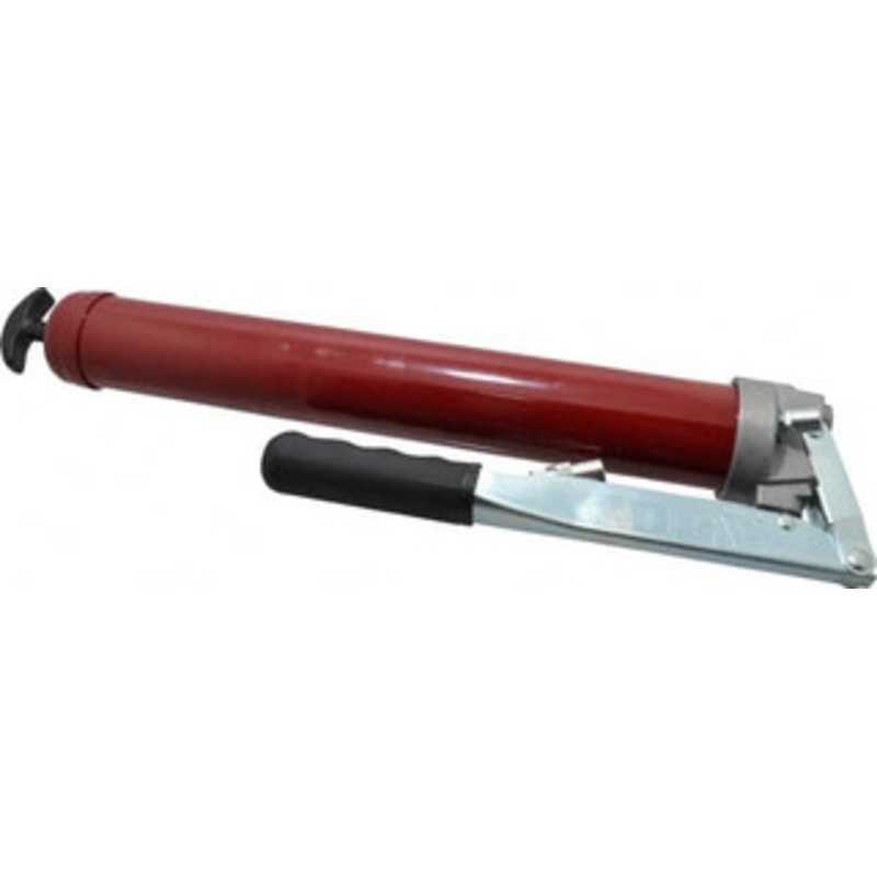 Alemite 10,000 Max psi, Rigid Lever Grease Gun 24 oz Capacity, 1/8 Thread Outlet, 21 Strokes per oz, 3-Way, Cartridge, Refill & Suction Fill, Includes Coupler & Loader Fitting 500-L – 03243607
