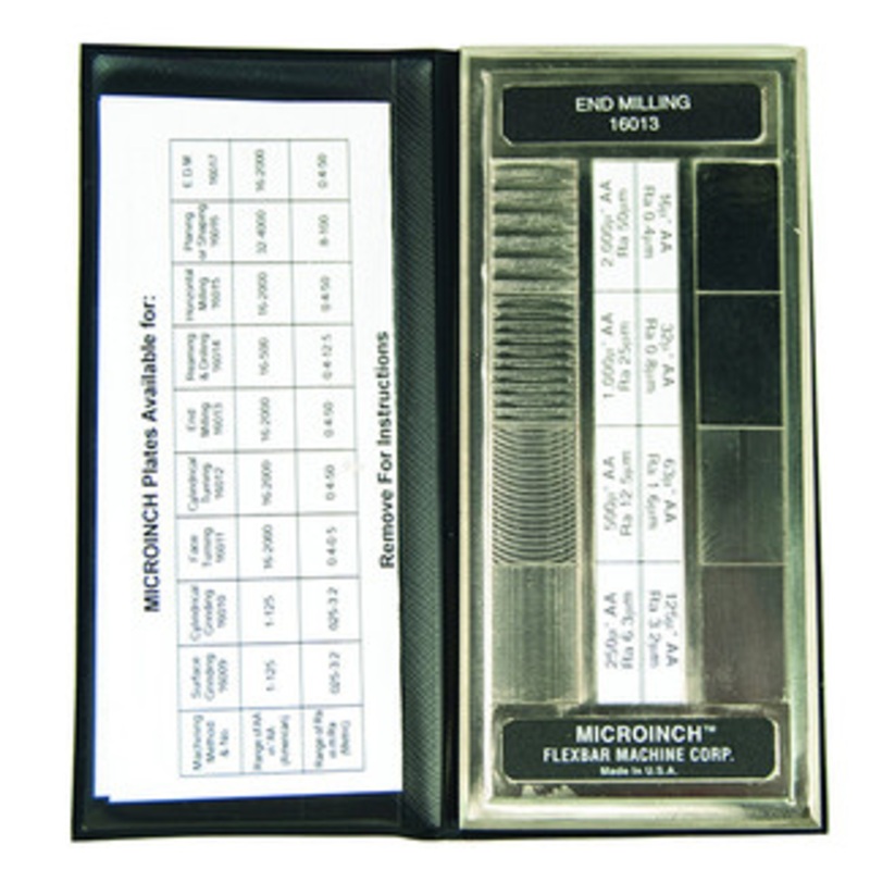 Flexbar Microinch Comparator Plates End Milling with Calibration – 16013-CAL