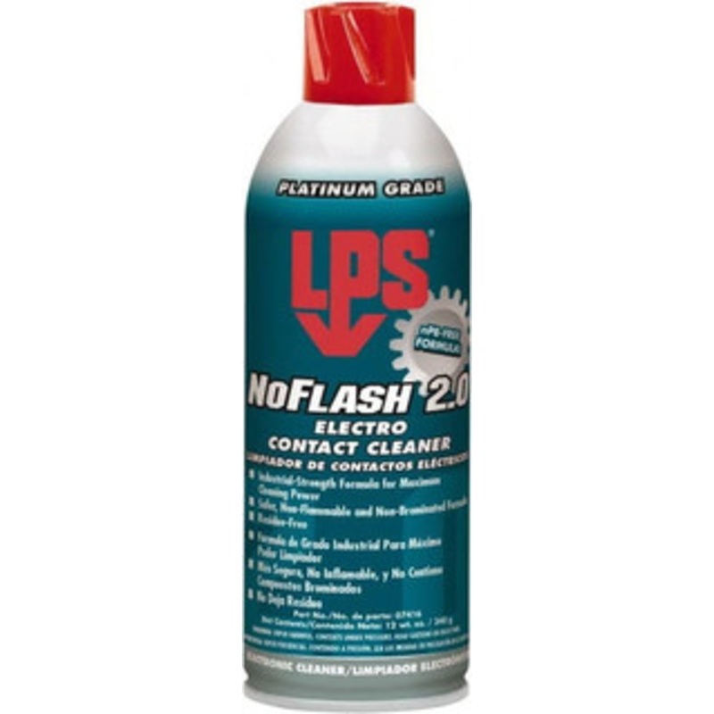 LPS Labs 12 Ounce Aerosol Contact Cleaner 77F Flash Point, Food Grade, Plastic Safe 07416 – 59265306