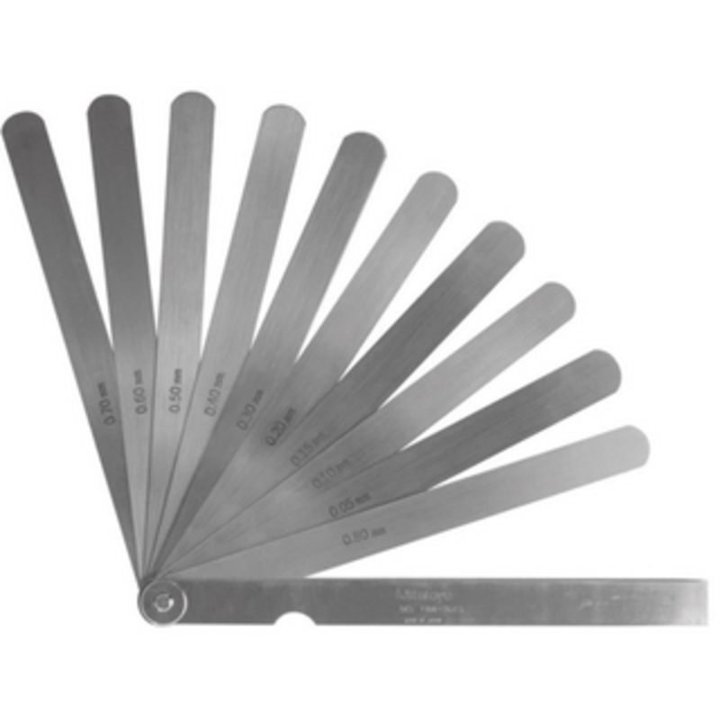 Mitutoyo Thickness Gauge 0.05-0.8mm, 10 Leaves – 184-308S