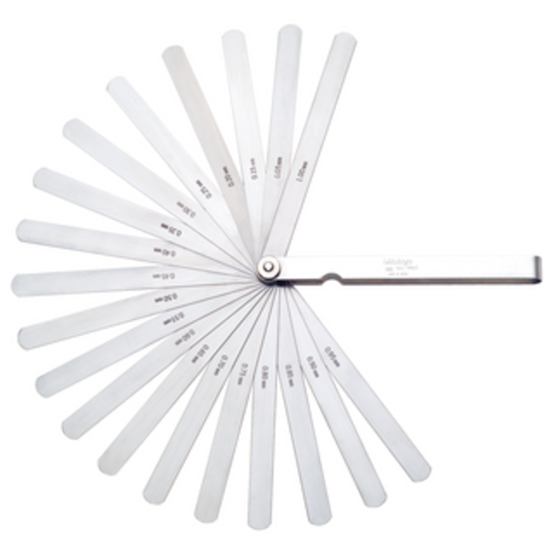 Mitutoyo Thickness Gauge 0.05-1mm, 20 Leaves – 184-304S