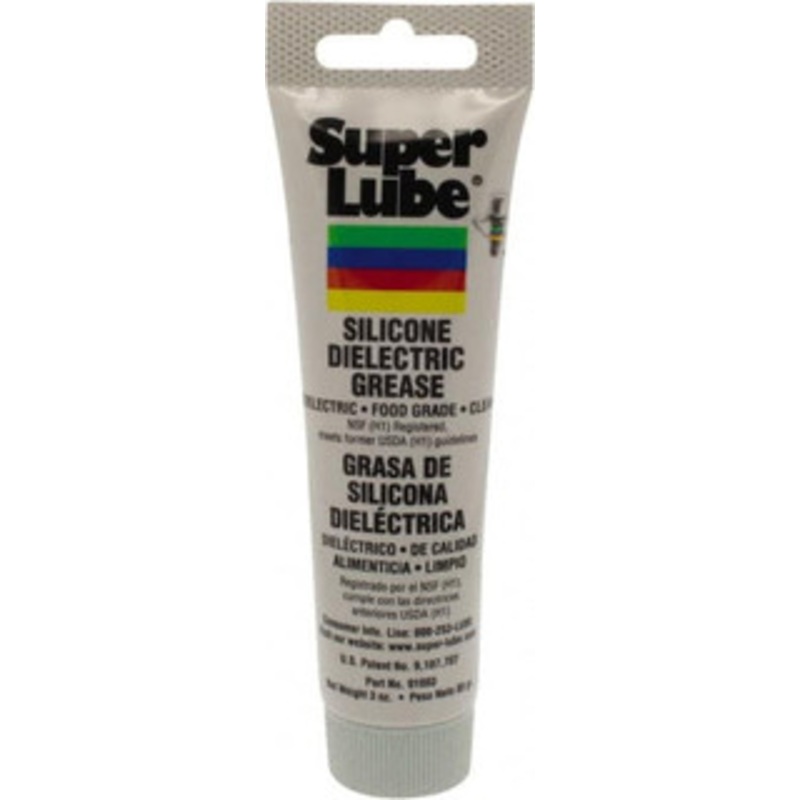 Synco Chemical Super Lube 3 oz Tube Silicone General Purpose Grease Translucent White, Food Grade, 500F Max Temp, NLGIG 2, 91003 – 02105658