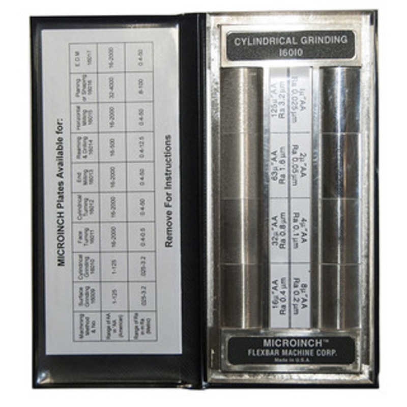 Flexbar Microinch Comparator Plates Cylindrical with Calibration – 16010-CAL